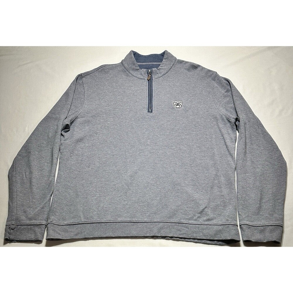 Butler Bulldogs Johnnie-O 1/4 Zip Pullover Sweater Mens XL NCAA University *READ